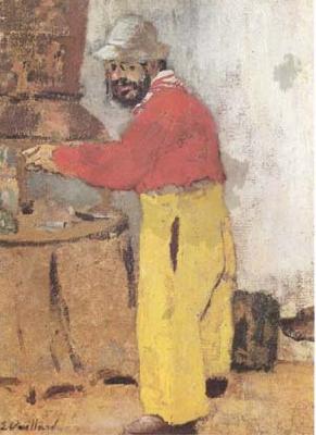 Edouard Vuillard Portrait of Toulouse-Lautrec (mk09) Sweden oil painting art